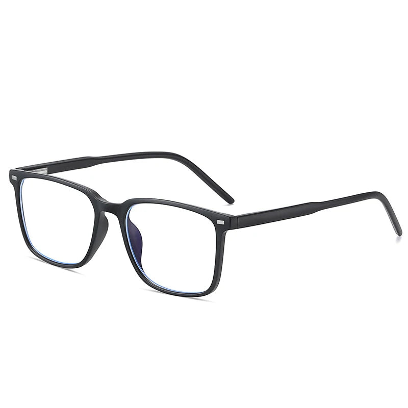 Hot Selling Adult Glasses TR90 Spring Leg Adult Glasses square Anti Blue Light Adult Glasses Can Be Paired with Myopia 2024
