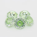 Wholesale Hot Sale Apple Green Rose Cut Cubic Zircon Octagonal 8mm Bare Stone for DIY Jewelry