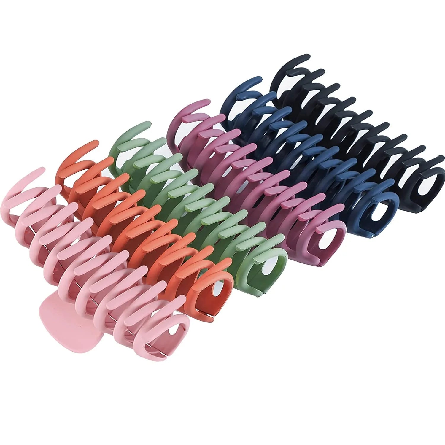 MIO Fashion Hair Accessories Strong Hold Banana Jaw Clips 4.4 Inches Nonslip Hair Clips for Thick Thin Hair
