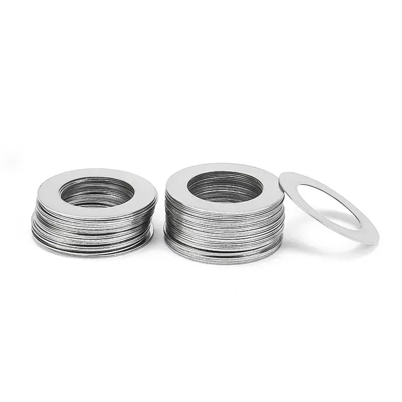 M3 M4 M5 M6 M7 M8 M9 M10 Thickness 0.1mm to 1mm Stainless Steel Flat Ultra Thin Gasket Shim Washer