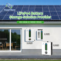 Eu Stock Wholesale 5kwh 10kwh Lifepo4 Lithium Ion Battery 51.2v 100ah 200ah Home Power Storage Solar Battery Energy System