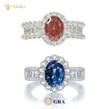 1.5ct 2ct Moissanite Ring 925 Sterling Silver 18K Gold Plating Wedding Diamond Rings Engagement Bride Jewelry