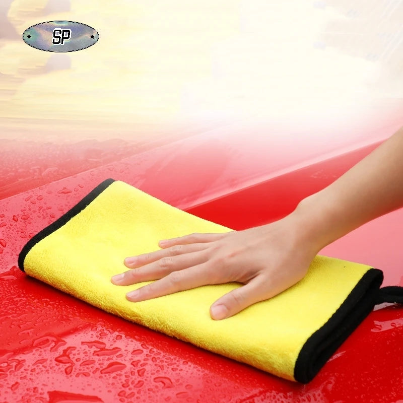 Different Colors Different Sizes Strong Cleaning Ability Microfiber Car Wash Cloth