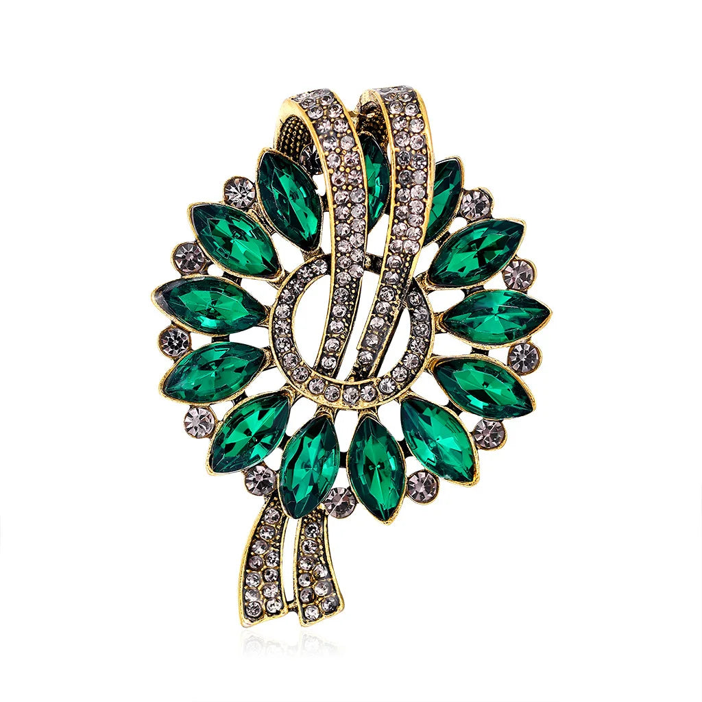 DRAL848 Fashion Rhinestones Brooches Women Vintage Brooch Jewelry Wholesale