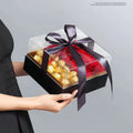 The New  "520" "mother's Day" Double Festival Launched Medium Heart Yue Crystal Boxes Acrylic Box Flower Box