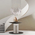 Home Decoration Chandelier Pendant Lights Luxury Crystal for Living Room Stair Hanging Lamp E12 Bulb Led Chandelier