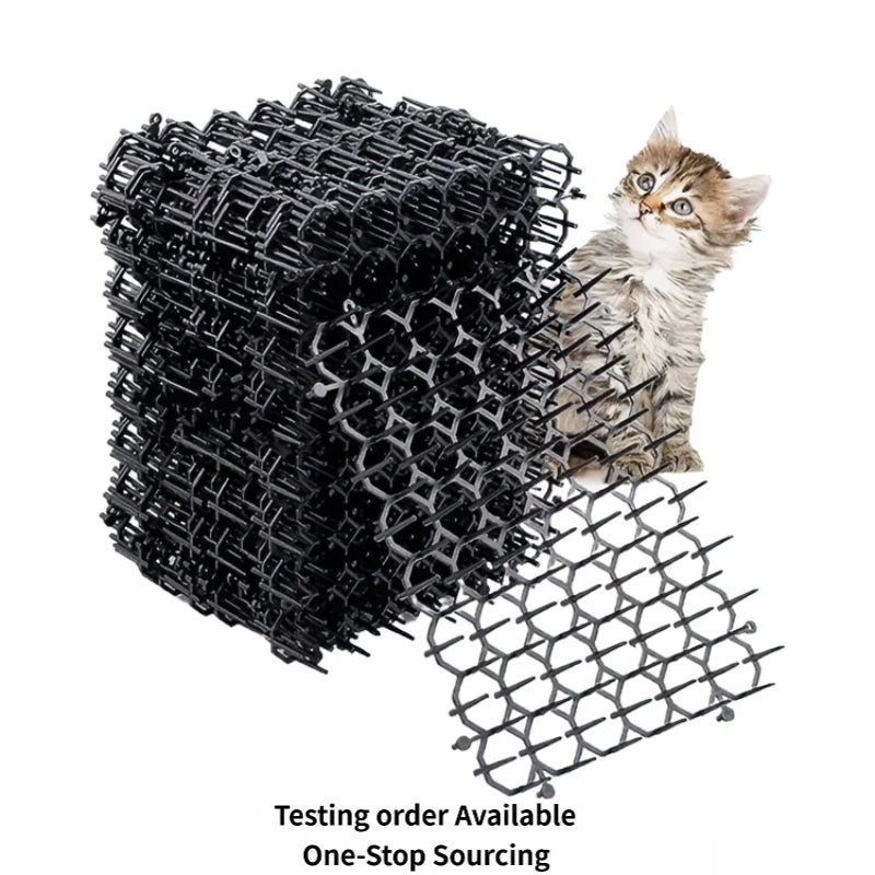 In Stock Durable Flexible PP Waterproof Eco-Friendly Anti Cat Spikes with Snap-together Grid Design for Furniture Sofa Protector