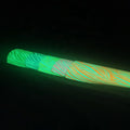 New Arrival Luminous Fluorescent Faux Pu Leather Waterproof Glow in the Dark Decorative Football Craft Bags & Garments