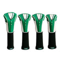 Factory ODM OEM Fully Wrapped Protective PU Leather Protective Driver Fairway UT Embroidery Custom Golf Club Head Cover