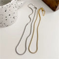 Fine Jewelry 925 Sterling Silver Stackable Zircon Necklace 18k Gold Plated Tennis Necklace