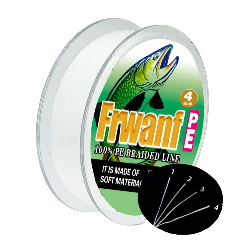 Wholesale OEM 4 8 9 16 Braid Fishing Threads 150 300 500 2000 Meter PE Braided Floating Fishing Line for Lake and River
