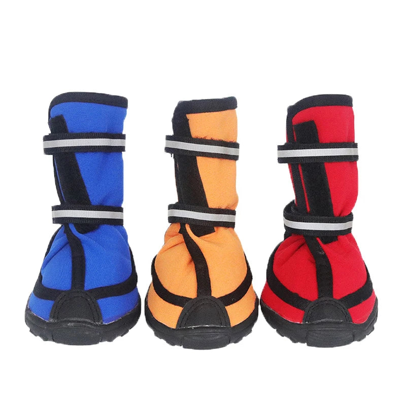 OEM/ODM Waterproof Dog Shoes Luxury Print Pattern Wear-Resistant Outdoor Mountaineering Accessories for Small Medium Large Dogs