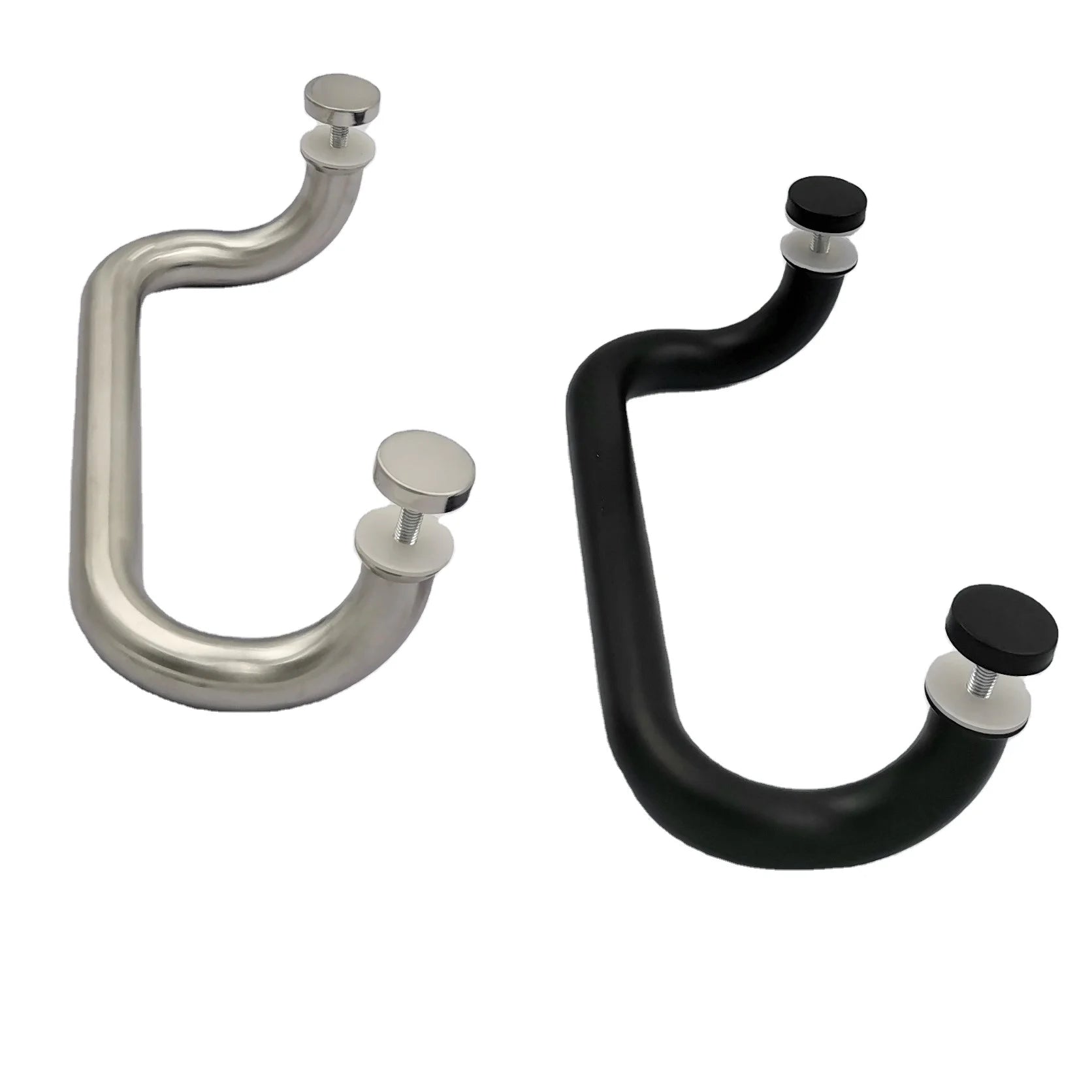 10inch Curve Interior Fancy  Door Handle Contemporary Glass Door Handles