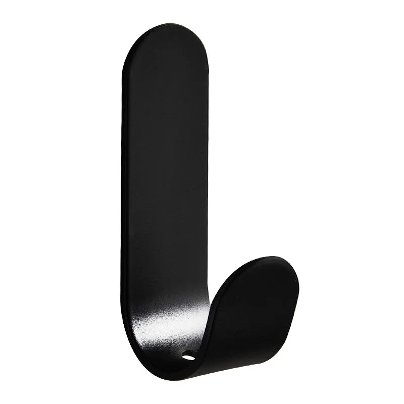 Metal Adhesive Hook Bathroom Wall Hooks for Hanging Robe Hat Coat Key Kitchen Wall Hooks
