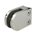 ZD Balcony Glass Clip Handrail Bracket Railing Holder Stainless Steel 316 304 Hardware Pipe Round Back Clamp