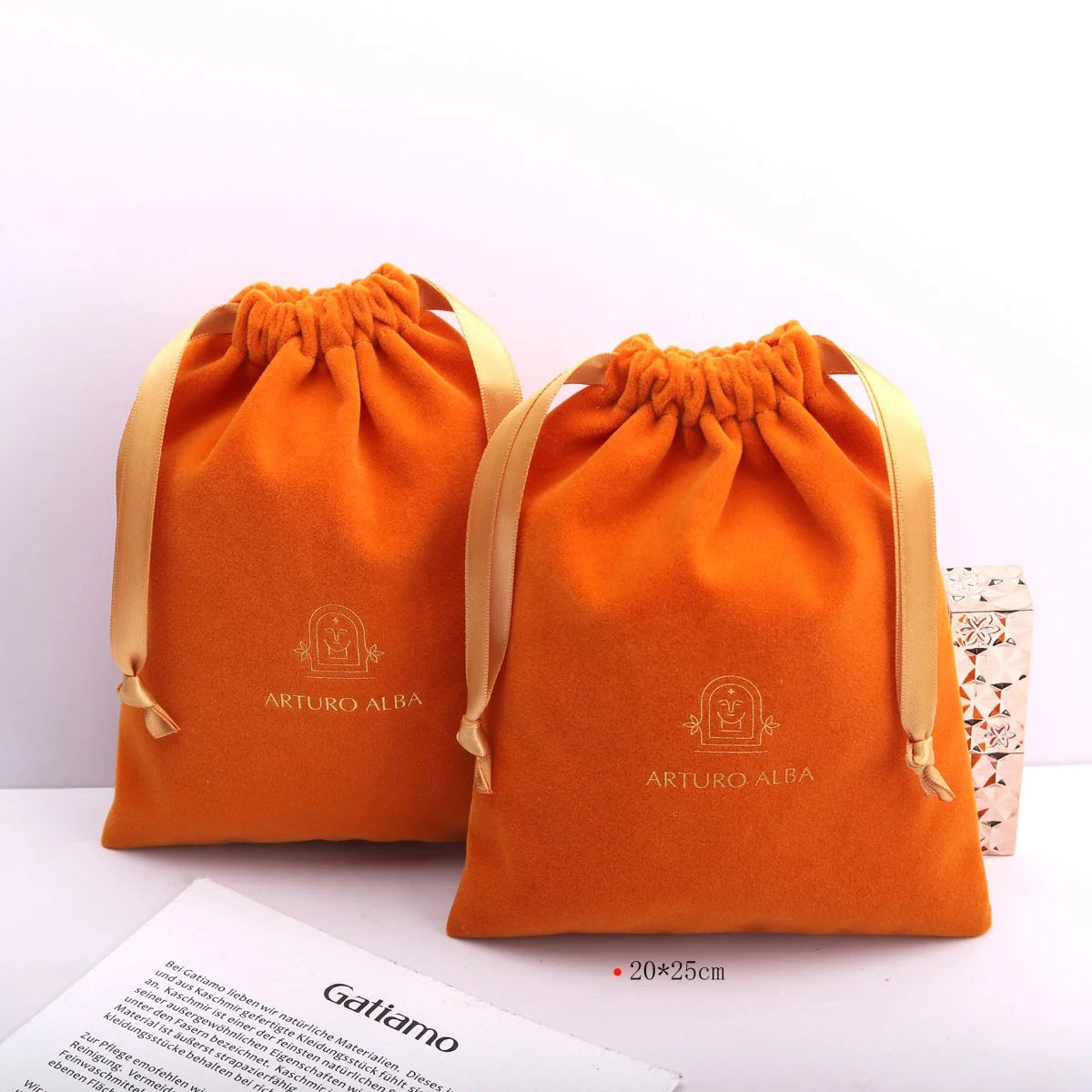 High End Plush Velvet Drawstring Party Wedding Favor Gift Bag Jewelry Bag Luxury Custom Logo Flannel Packing Dust Velvet Pouch