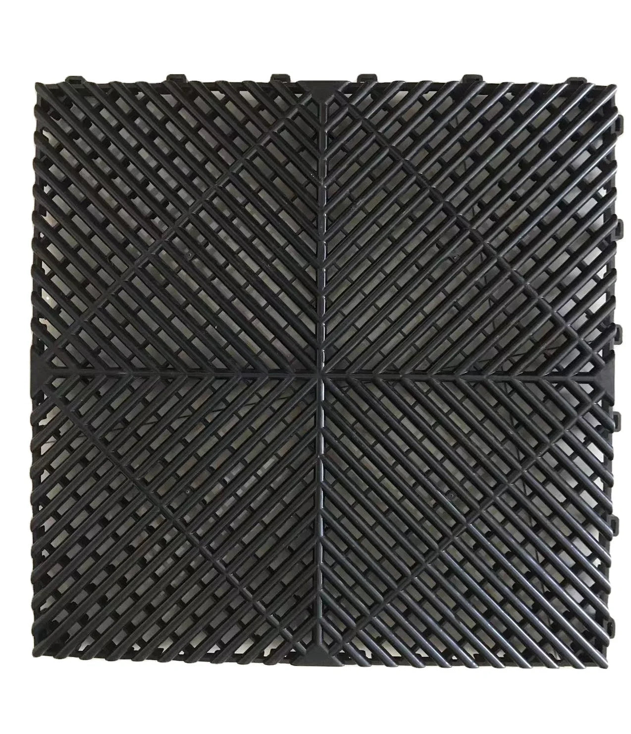 Garage Deck Car Wash Floor Tiles Click Interlocking PP Modern Workshop Indoor