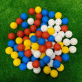 Limited Flight Airflow Practice Plastic Golf Ball Dent Resistant Dimpled Training Ball Hollow Golf Balls