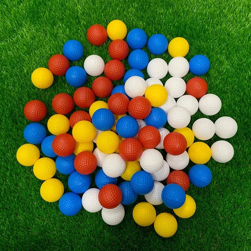 Limited Flight Airflow Practice Plastic Golf Ball Dent Resistant Dimpled Training Ball Hollow Golf Balls