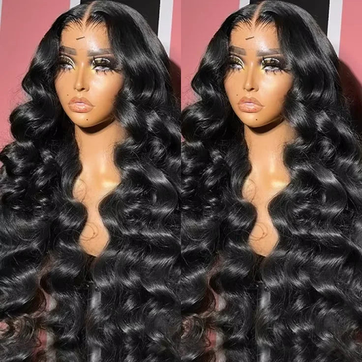 Raw Remy Hair Wigs 200% Raw Indian Hair Glueless Full Hd Lace Frontal Wigs 13x4HD Loose Wave Cuticle Aligned Human Hair Wigs