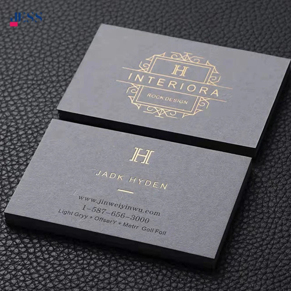 Factory Supply Biodegradable High End Business Card Printing Custom Design Thank You Card for Small Business