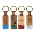 Promotional Gift Resin Epoxy Key Ring Car Custom Keychain Resin Epoxy Keyring Accessories