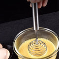 New Arrival Stainless Steel Egg Beater Spring Coil Manual Egg Beater Home Appliance Egg Beater