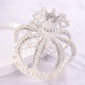 Crystal Tiara Crown Centerpiece Birthday Cake Decoration Diamond Rhinestone Crown Tiara