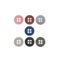 Wine pink Small Size 4-Holes Urea Button for Children's Shirts Sweater Skirt Cardigan Dress Neckline Sewing on Garment Buttons