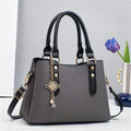 Factory Direct Luxury Women's Handbag 21460 High-End Crossbody Bag with Flap Closure Large Capacity and Polyester Lining