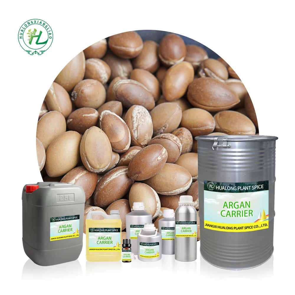 HL Morocco Argan Oil Bulk Supplier Wholesale Moroccan Argan Oil 1kg for Hair - 100% Pure Natural Cold Pressed Cosmetic Grade