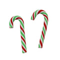 Christmas Motif Craft 46mm Resin Candy Cane Mixed Color Bauble for Socks Filling DIY Accessories