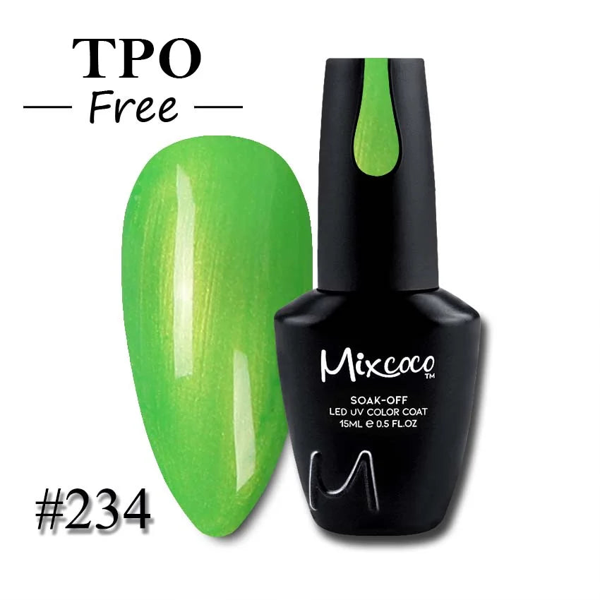 Mixcoco Custom High Quality Hema Free Gel Polish Private Label 15ml Soak Off Gel Polish UV Gel for Nail