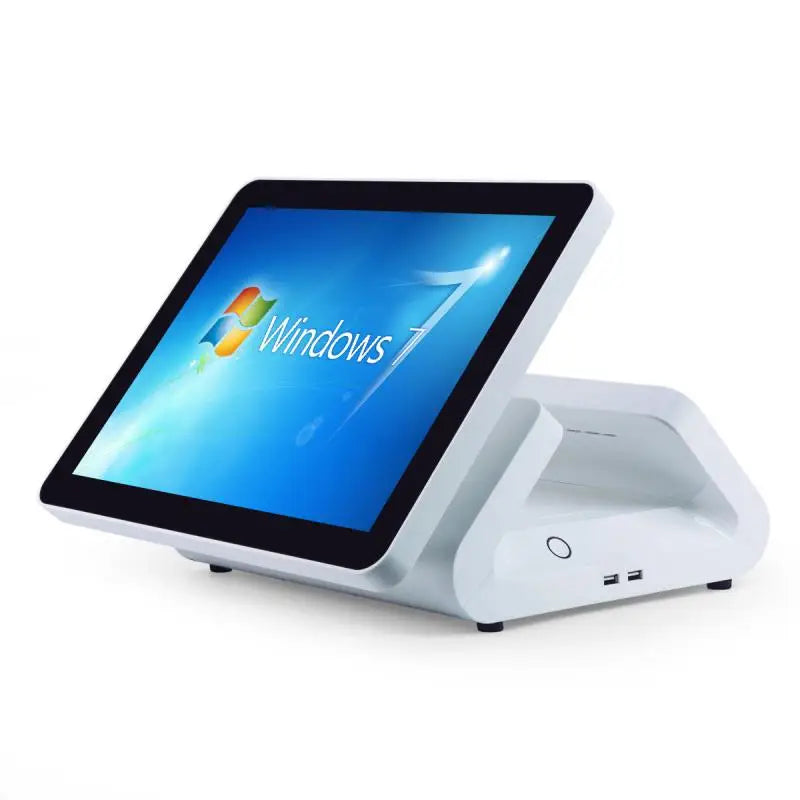 15.6" Capacitive Touch Screen POS System Machine in WIN or Android with External 80mm Thermal Printer With LED8/VFD220