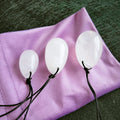 2025 Yoni Egg Vaginal Clear Quartz Tightening Love Egg Kegel Exerciser Women Natural Stone Crystal Hygiene Yoni Ball S M L