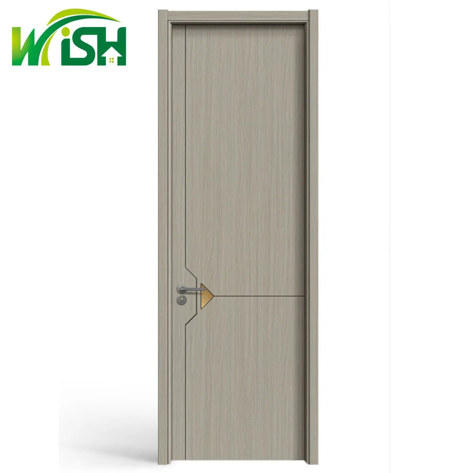 Factory Hot Selling Wooden Doors for Houses Interior Carbon Crystal Door Solid Wood Office Bedroom Slab Doors