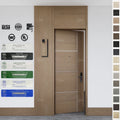 China Top Factory Custom Fire Rated Hotel Doors Designs Simple Fire Doors Usa for Office Certified Hotel Doors Against Fire