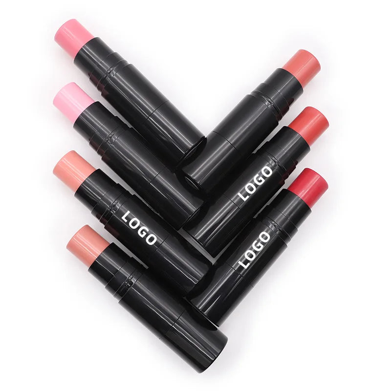 Hot Sale Customized logo Blush Stick Easy Carry Makeup Long Lasting Blush Stick