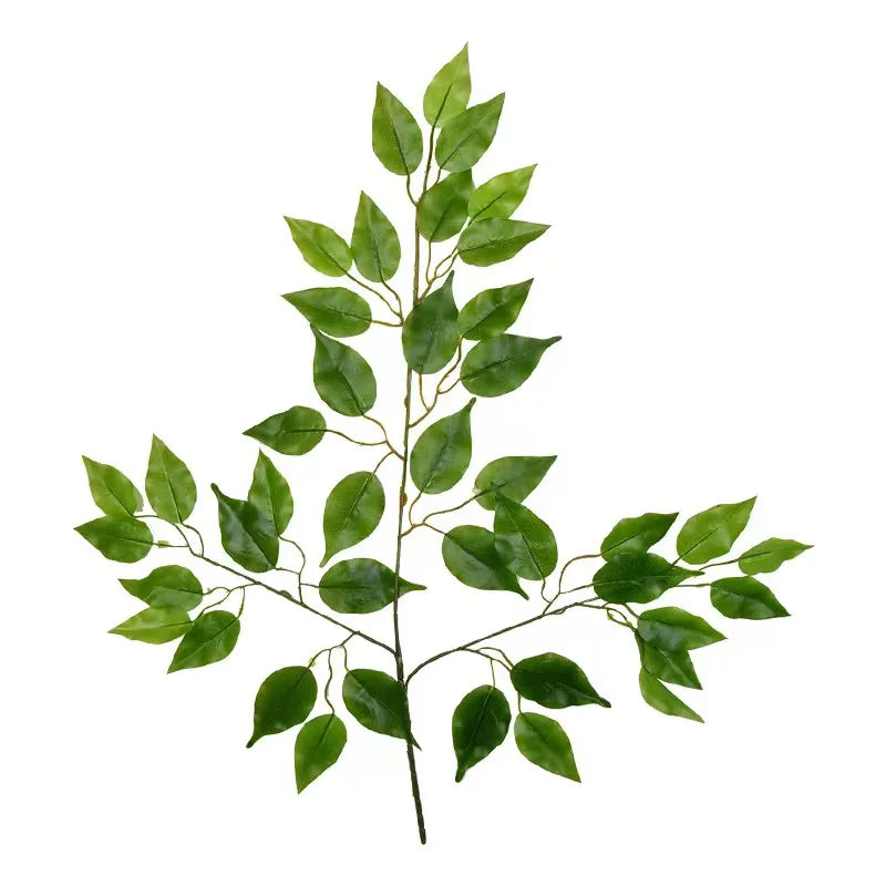 Artificial Ficus Leaves Simulation Plant Leaves Decorative Artificial Leaves Wedding Decoration Green Plants