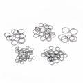 Cheap Price Silver Color Wholesale Different Size Open Jump Ring Stainless Steel Jump Rings for DIY Make Jewelry Findings
