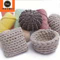 Super Soft Chunky Yarn Polyester Tube Yarn Hilo Grueso Para Tejer a Mano for Arm Knitting DIY Handmade Blankets