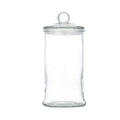 100ml 150ml 350ml Transparent Cylinder Glass Tea Canisters Storage Jars with Lids for Tea Leaves Candy Herbal Tea
