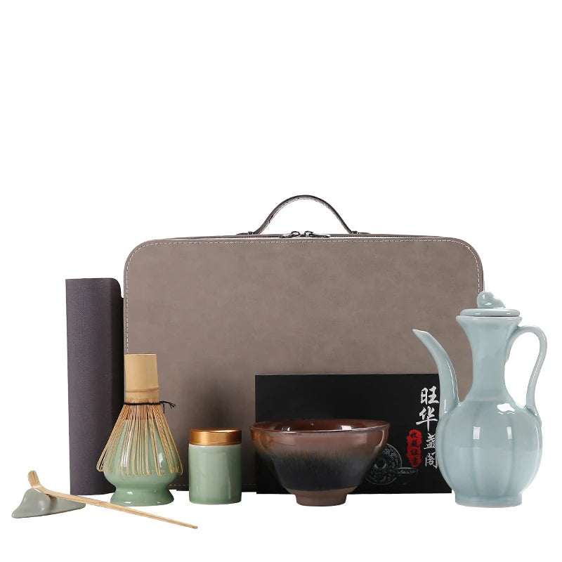 Custom Logo Japanese-style Matcha Tool Tea Set Brush Bamboo Song Dynasty Pointing Tea Set Art Ceremony Tea Set Bowl