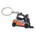 Forklift Keyring Custom Logo Soft Pvc Alloy Plastic Bracelets Technology China Wholesale Keychain Plastic 2D / 3D / Print 100pcs