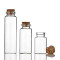 Small Glass Bottles 10ml Mini Storage Message Medicine Tea and Small Balls Glass Bottles Jar With Cork Lids