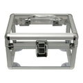 Small Clear Plastic Storage Carry Case Arts and Crafts Make up Vanity Box