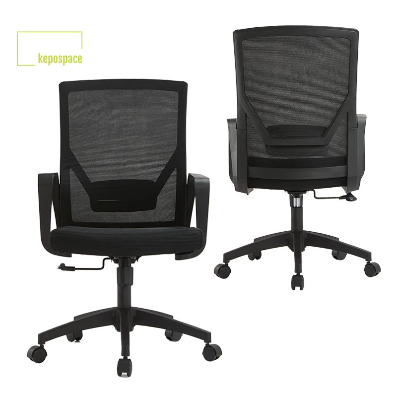 Mesh Visitor Adjustable Office Chair Mesh Task Chair Ergonomic Chair Swivel Office Chair for Meeting Room Sillas De Oficina