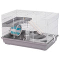 Luxury Double Villa Hamster Cage 47 Base Golden Bear Hamster Nest Full Set Steel for Small Pets Dogs Featuring Animal Button