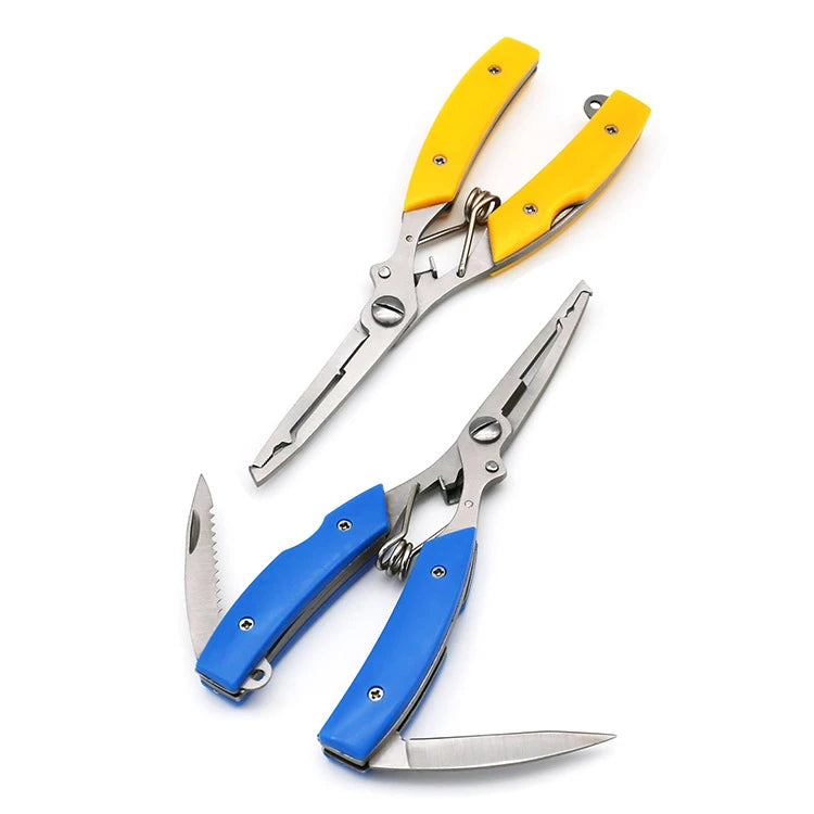 SNEDA Multi-functional Stainless Steel Fishing Pliers Fishing Accessories Fish Mouth Pliers Hook Fishing Pliers