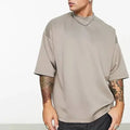 Wholesale Summer Vintage Oversized T-Shirt Custom Men's 100% Heavyweight Cotton Loose Fit Formal Style